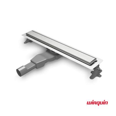 Επιδαπέδιο Κανάλι Ντουζιέρας Flat Linear 60cm, Wirquin