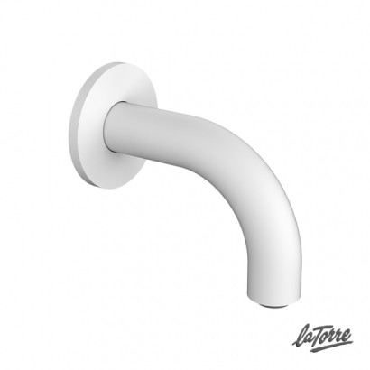 ΣΤΟΜΙΟ ΕΠΙΤΟΙΧΟ 10cm Φ24mm TECH LA TORRE WHITE MATT