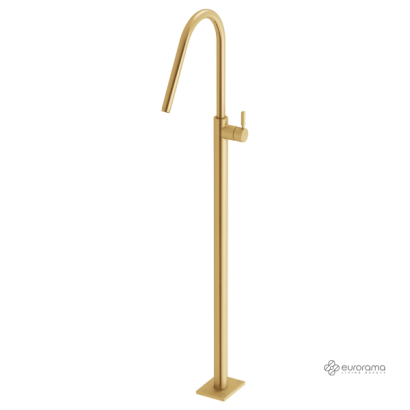Μπαταρία Νιπτήρα Επιδαπέδια h.124,5εκ. Eurorama Brushed Gold