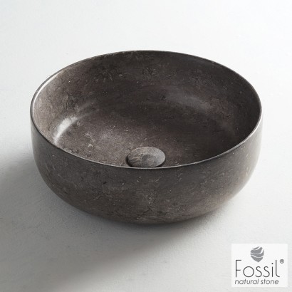 Νιπτήρας Μαρμάρινος Jetti Φ33 h.13 Fossil Grey