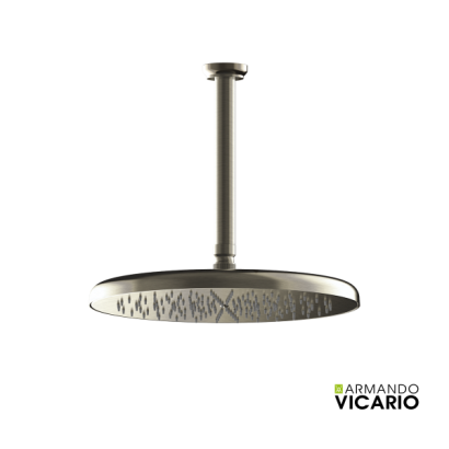 Κεφαλή Ντους Φ35εκ. με μπράτσο Οροφής LUMIERE VICARIO, Black Brushed