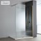 IWIS WALK-IN 117-119 εκ. DEVON CLEAN-GLASS PVD INOX BRONZE BRUSHED